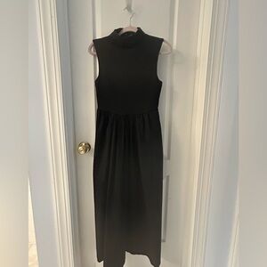 J. Crew Black Sleeveless Maxi Dress